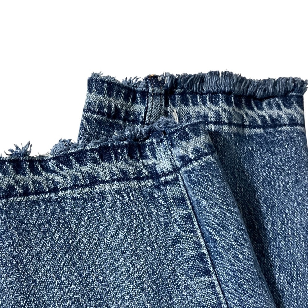 We The Free Free People Mid Rise Distressed Straight Leg Jeans Size 27 - Picture 10 of 13